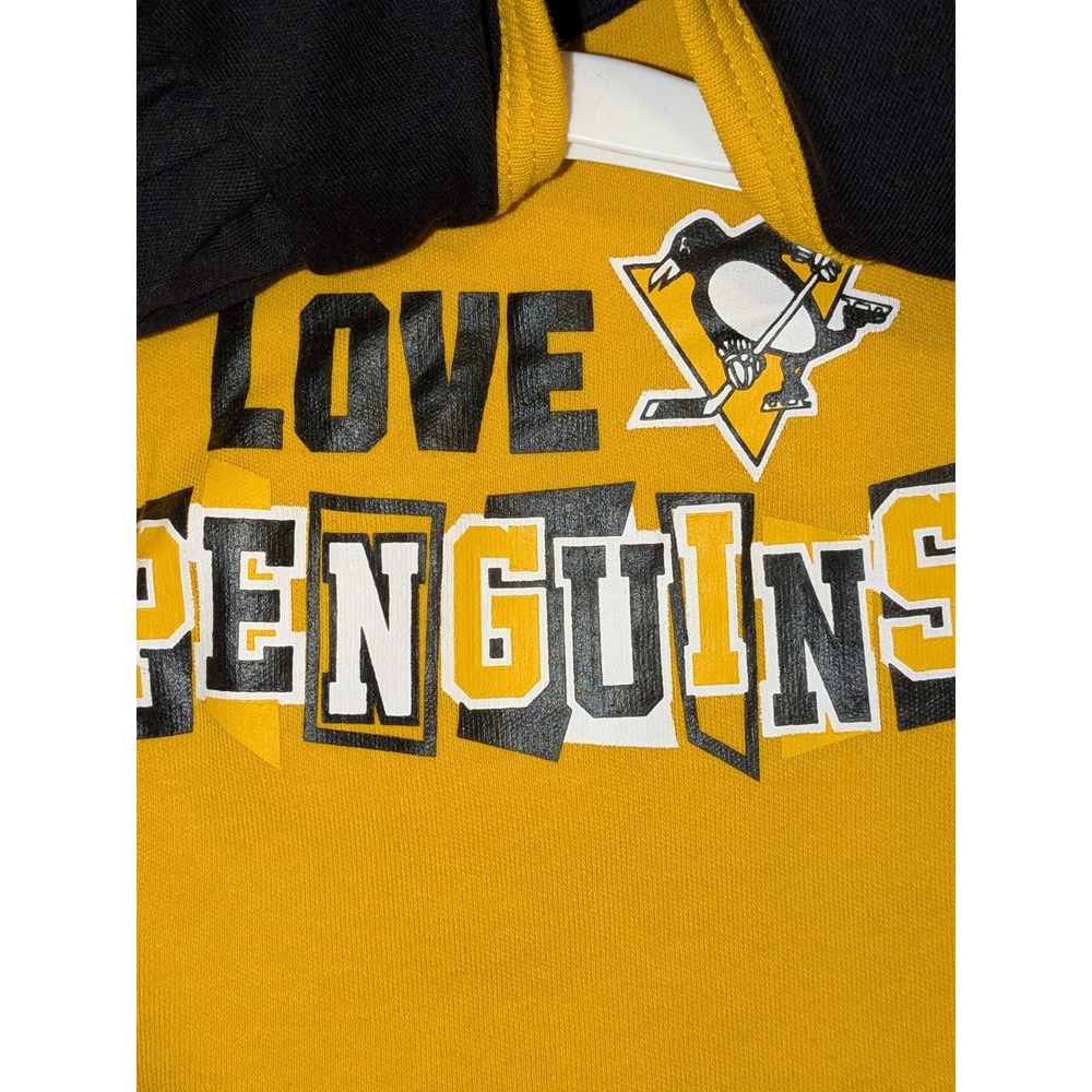 NHL Pittsburgh Penguins Bodysuit 3-Pack Short Sleeve‎ Infant Baby 3/6M NWT - Picture 8 of 9